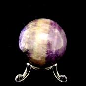 Gemstone Sphere in Fluorite.   SP15256POL