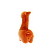 Alpaca carving in Copper Goldstone.   SPR15338POL