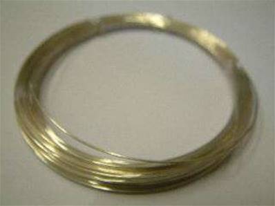 Silver plated jewellery and hobby wire - 10 metres appx. 980