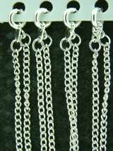SILVER PLATED CHAINS 18