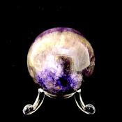 Gemstone Sphere in Fluorite.   SP15256POL