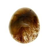 SMOKEY QUARTZ DOME POLISHED PEBBLE SPECIMEN FEATURING RED & GOLDEN RUTILE INCLUSIONS.   SP10805POL