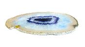 Agate Polished Geode Slice Specimen Coloured Blue.   SP15739POL