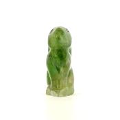 CARVING OF A HARE IN FLUORITE.   SPR14663POL