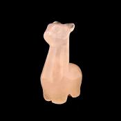 Alpaca carving in Rose Quartz.   SPR15343POL