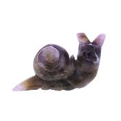Carving Of A Snail In Amethyst.   SP15979POL