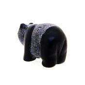 Carving Of A Panda In Black Obsidian.   SPR15494POL