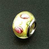 CHARM BEAD WITH SILVER PLATED LINING. 68200183