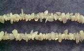 RAINBOW MOONSTONE GEM CHIP NECKLACE (18"). RBOW