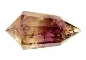 AMETHYST DOUBLE TERMINATED VOGAL STYLE WAND.   SP10397POL
