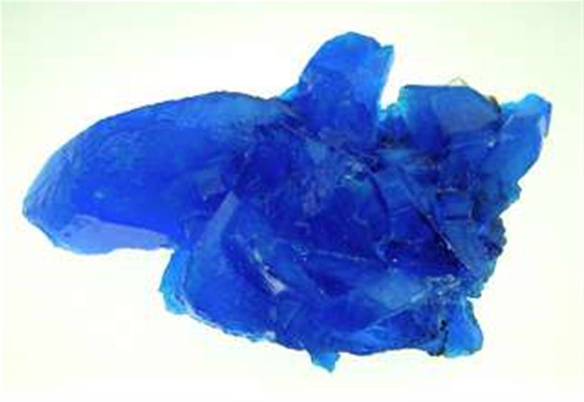 HYDRATED BLUE COPPER SULPHATE CRYSTAL SPECIMEN. SP3785