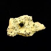 MANGANO CALCITE RAW CRYSTAL SPECIMEN FEATURING IRON PYRITE (FOOLS GOLD) INCLUSIONS.    SP15064