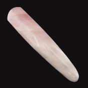 Rose Quartz Faceted And Tapered Massage/ Healing Wand.   SP15927POL