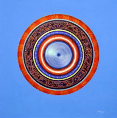 Radiant Core Mandala by Geoffrey Treissman.