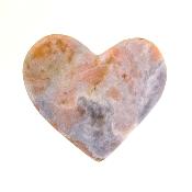 Large Pink Amethyst Polished Heart.   SP15586POL