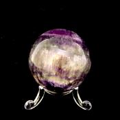Gemstone Sphere in Fluorite.   SP15257POL