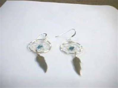Dreamcatcher Turquoise Earrings - E16