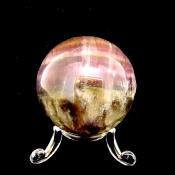 Gemstone Sphere in Fluorite.   SP15255POL