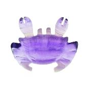 Carving Of A Crab In Purple Fluorite.   SP15973POL  