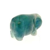 CARVING OF A PIGLET IN FLUORITE.   SPR15076POL