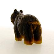 A Bear Carving In Tigerseye.   SPR15521POL