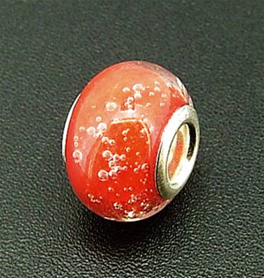 CHARM BEAD WITH STERLING SILVER LINING. 68200043