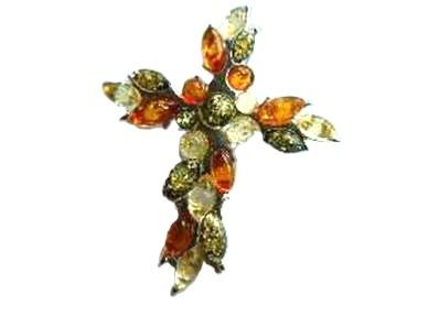 AMBER CROSS PENDANT ref BM2H038002