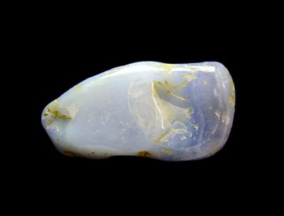 BLUE CHALCEDONY POLISHED PEBBLE SPECIMEN.  SP12475POL