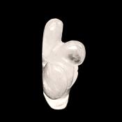 LARGE ANGEL CARVING IN QUARTZ.   SP14363POL