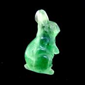 Carving of a Rabbit in Green Fluorite.   SP15472POL
