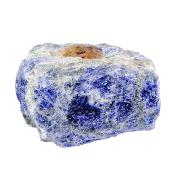 Sodalite Raw Nodule Single Tea Light Holder.   SP16543SLF