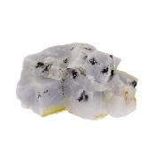 Graphite Sprays In Calcite Raw Crystal Specimen.   SP16793