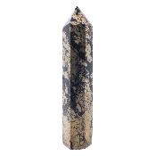 Pyrite With Marcasite Fully Polished And Faceted Point Specimen.   SP17000POL