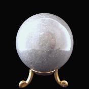 Gemstone Sphere In Silver Aventurine.   SP17714POL
