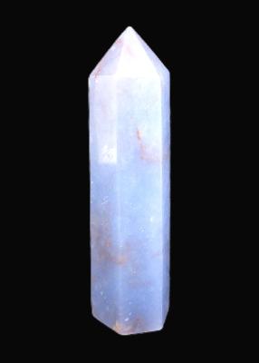 Angelite Fully Polished And Facetted Point/ Tower Specimen.   SP17757POL 