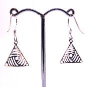 925 Silver Pendant Earrings Featuring  Round Facetted Cabochon Stones In Blue Topaz.   SP17898EA