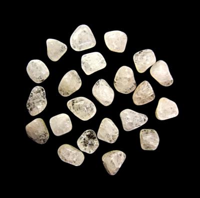 FIRE & ICE QUARTZ POLISHED TUMBLE STONES, GRADE  A, SIZE 3 (1Kg BAG).    SPR11074WHB