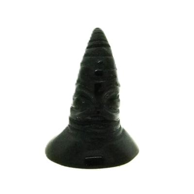 10 PACK Witch's or Wizard's Hats in Black Obsidian.   SPR16193WH
