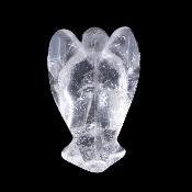 Gemstone Angel Carvings In Quartz.   SPR17728POL