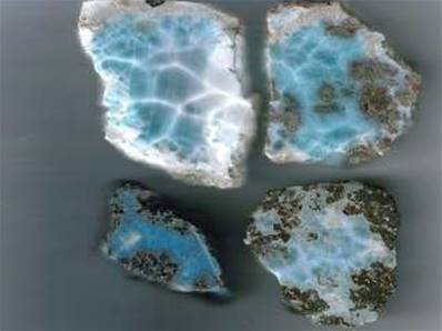 LARIMAR SLABS UNPOLISHED 'AA' GRADE.   LAR02W