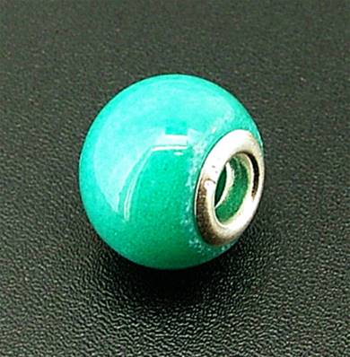 CHARM BEAD WITH STERLING SILVER LINING. 68200034