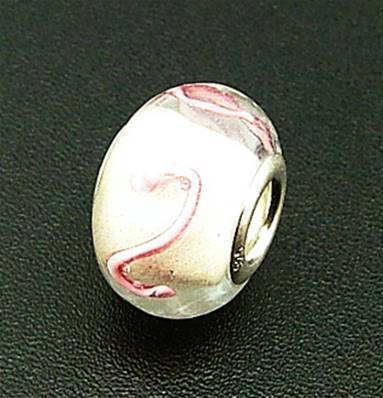 CHARM BEAD WITH STERLING SILVER LINING. 68200042