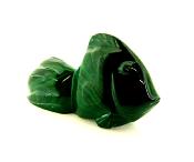 CARVING OF A FISH IN MALACHITE.   SP11976POL