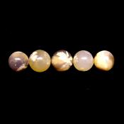 Flower Agate Mini Spheres 5 pack.   SP15125POLWH