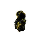 Golden Rutile Formations On Hematite Matrix (Specularite) Raw Crystal Specimen.   SP16917