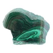 Malachite Polished Face Slice Specimen.   SP17106POL