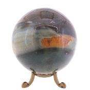 Gemstone Sphere In Ocean Jasper.   SP17117SLF