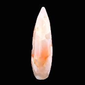 Flower Agate Fully Polished 'Flame' Carving.   SP17120POL