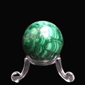 Gemstone Sphere In Malachite.   SP17313POL