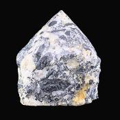 Black Tourmaline In Quartz Raw Top Polished Point Specimen.   SP17498POL